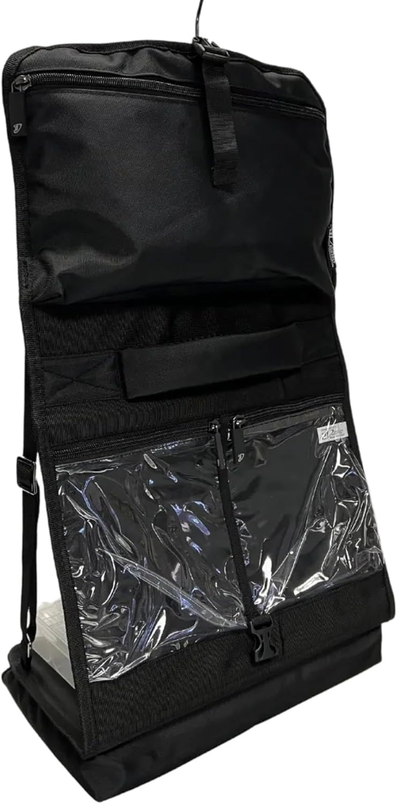 Dream Duffel Attitude Hanging Accessory Case, Black Makeup & Hair Organiser with Mirror, Travel Toiletry Storage Bag image number 4