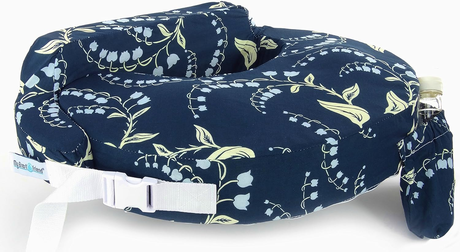 My Brest Friend Original Pillow, Bluebells - Grey Flowing Fans image number 5