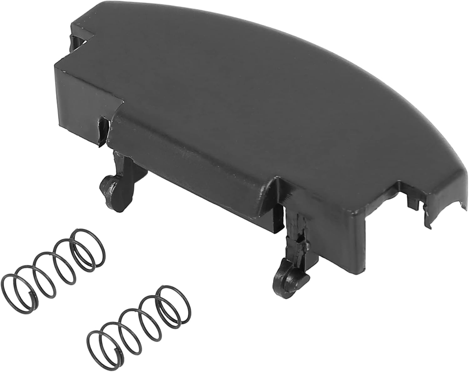 X AUTOHAUX 3B0868445 Car Armrest Cover Latch Clip Center Console Lid Catch Replacement for VW Polo 2015-2018 Black Plastic