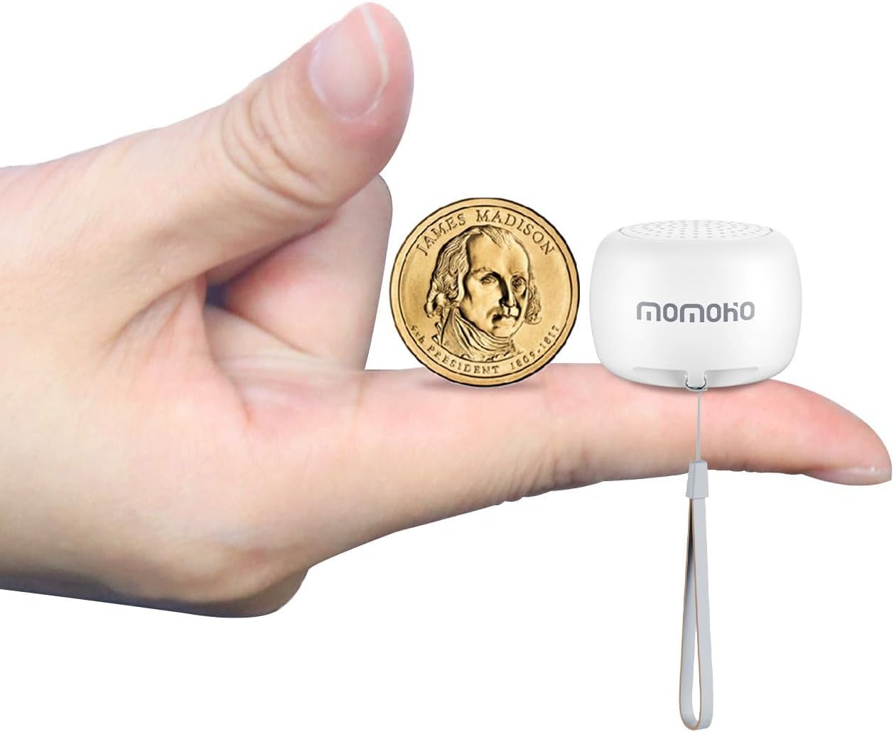 Momoho Mini Bluetooth Speaker with Remote Shutter, Small and Tiny Waterproof Bluetooth Speaker, Portable Bluetooth Speaker Wireless