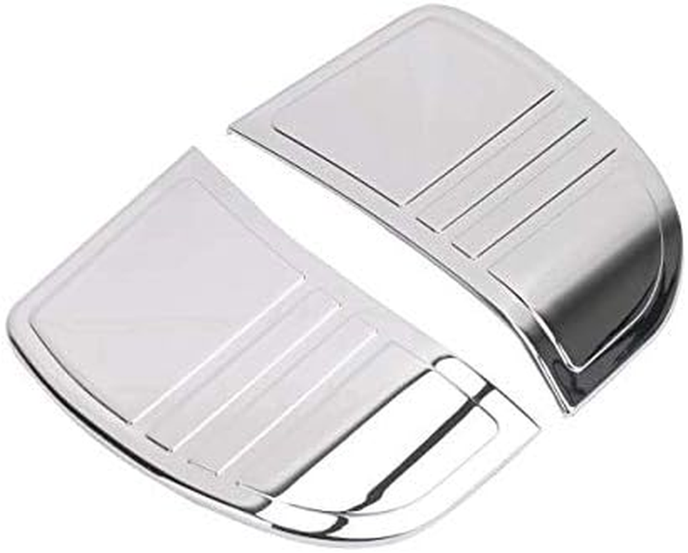 1 Set Motorcycle Chrome Tri-Line Gauge Trim 7284 + Stereo Trim Cover Fit for Harley 2014-2017 Touring Electra Glides/Street Glides/Tri Glide image number 2