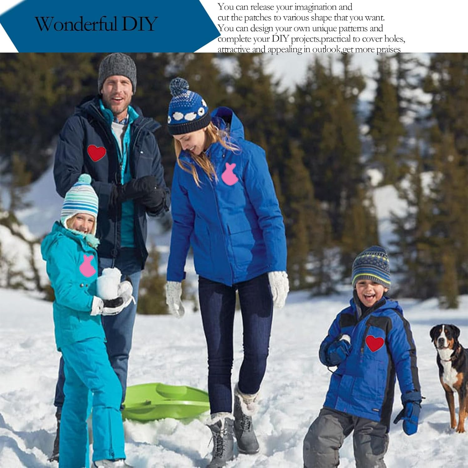 Down Jacket Patches Nylon Repair,Black Different Size and Shapes Waterproof Self Adhesive Repair Kits.For Clothing down Jacket Camping Tent Backpack Awning Sleeping Bags Repair Holes Tearing (Solid Color) - Solid Color image number 6