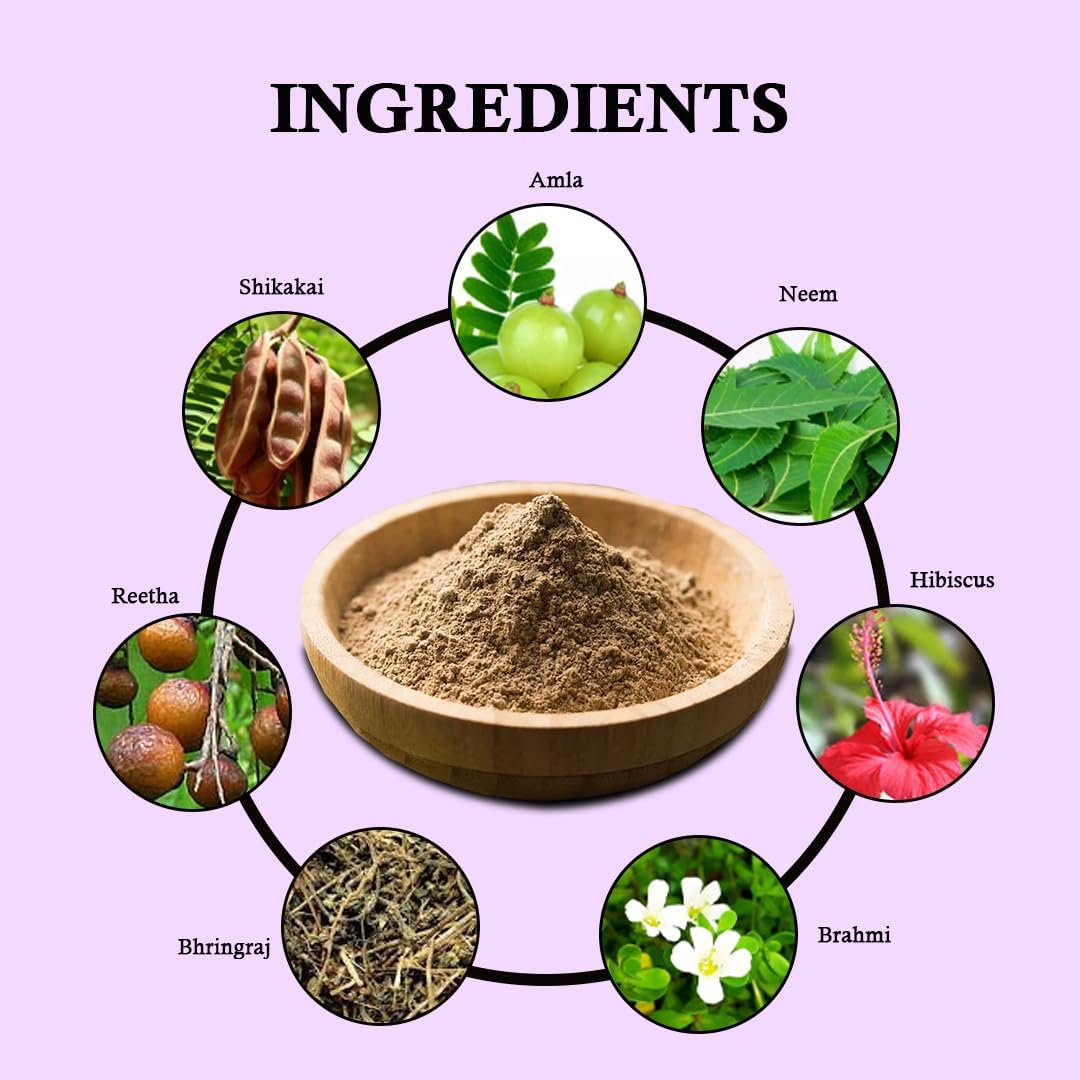 Yauvanya Hair Cleansing & Nourishing Pack (100Gms) image number 2