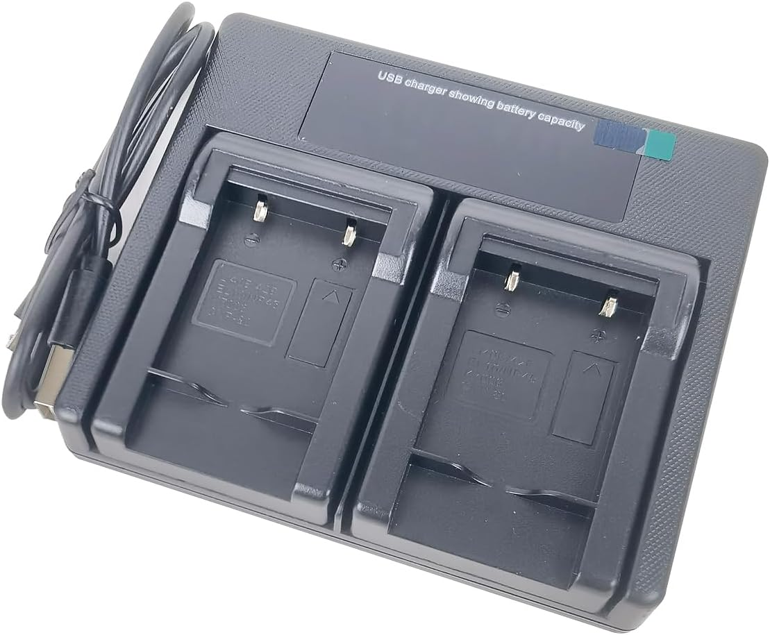 USB Dual Battery Charger for Fujifilm NP-45 NP-45A NP-45B NP-45S LI-40B LI-42B Finepix XP10 XP15 XP20 XP30 XP60 XP70 XP80 XP120 XP140 Z80 Z90 Z100Fd Z200Fd Camera image number 2