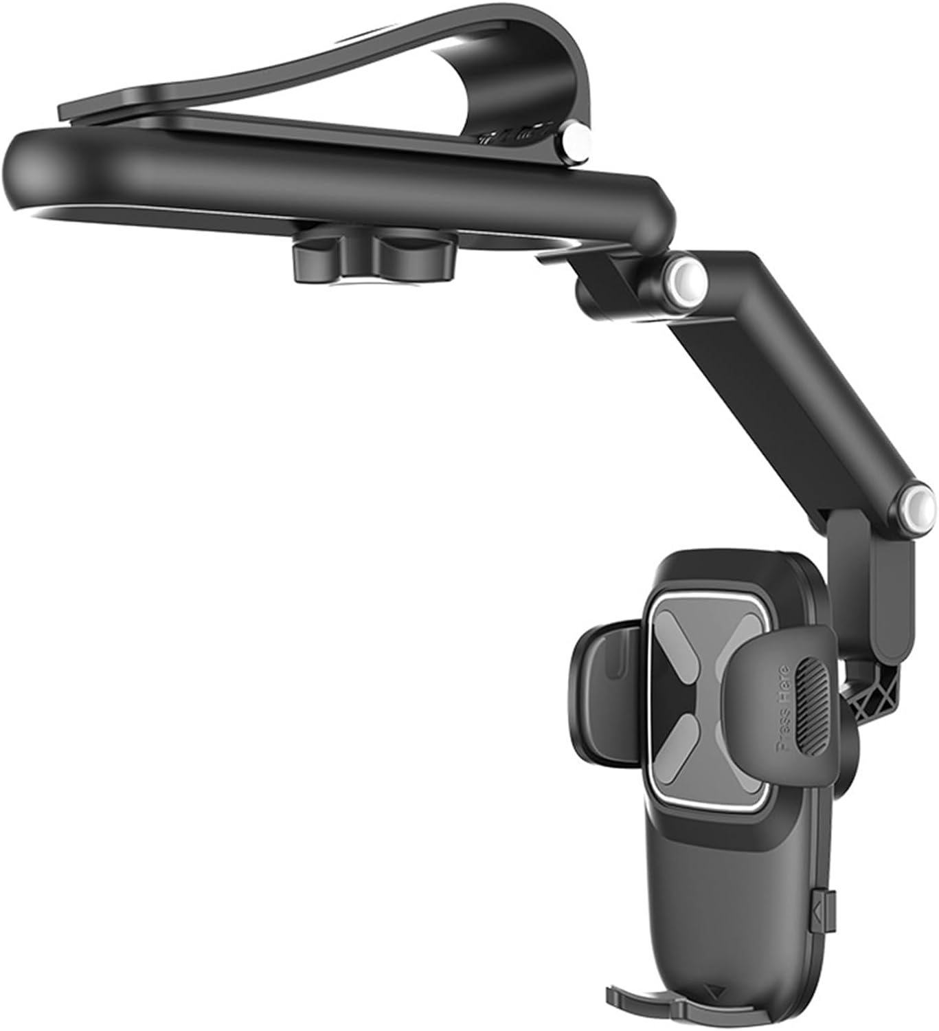 Car Phone Holder Mount,360&deg;Rotatable Retractable Car Phone Holder,Multifunctional Adjustable Mount Cell Phone Holder for Car,Universal Phone Holder for Mobile Phones