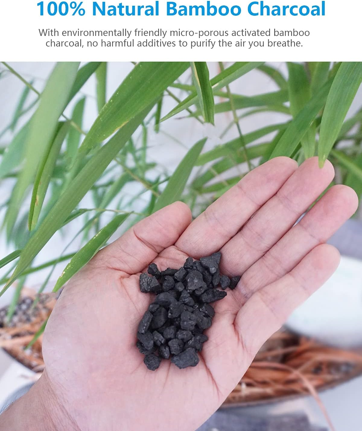 FOHOA Natural Air Purifier Deodorizer Bags 12 Packs, Activated Bamboo Charcoal Air Purifying Bags, Odor Absorber, Shoe Odor Eliminator, Air Fresheners for Home, Shoes, Closet, Car, Gym, Damp Rid, Pet image number 5