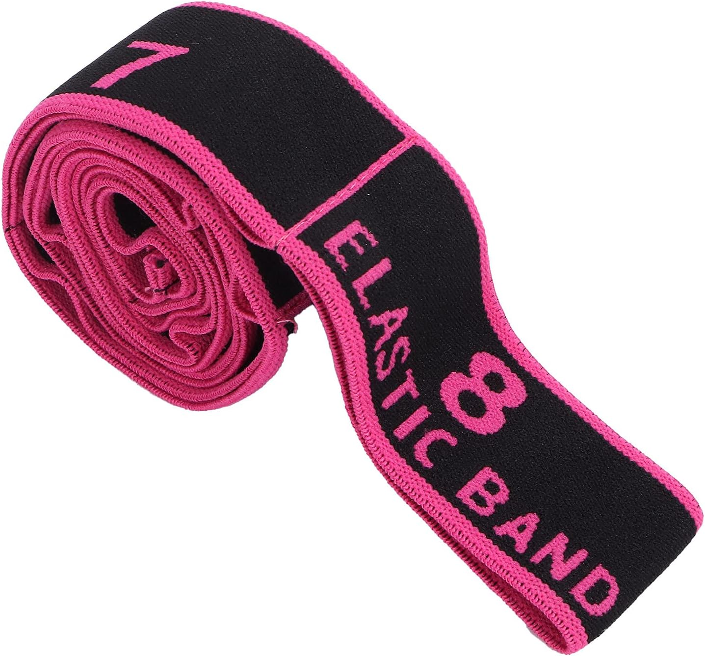 Exercise Bands, Good Elasticity Resistance Bands Provide Effective Training Select Resistance to Meet Your Needs for Home for Office for Gym for Life(Rose Red Number Band (90Cm Length)) image number 1