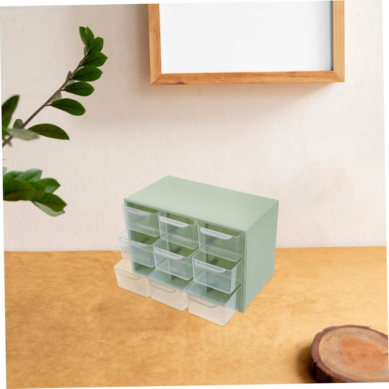 GANAZONO Plastic Storage Box Compartment Makeup Organizer for Teacher Toolbox Craft Supplies Office Desktop Rv Home image number 4