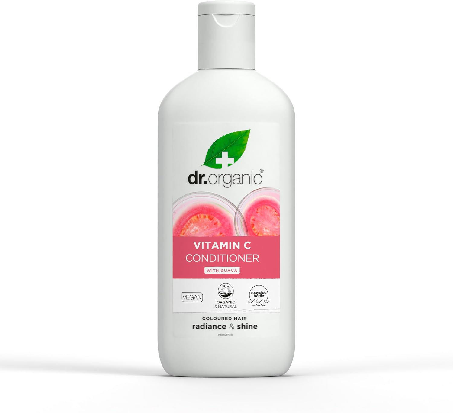 Dr Organic Guava Conditioner, Vitamin C, Coloured Hair, Mens, Womens, Natural, Vegan, Cruelty-Free, Paraben & Sls-Free, Organic, 265Ml, Packaging May Vary