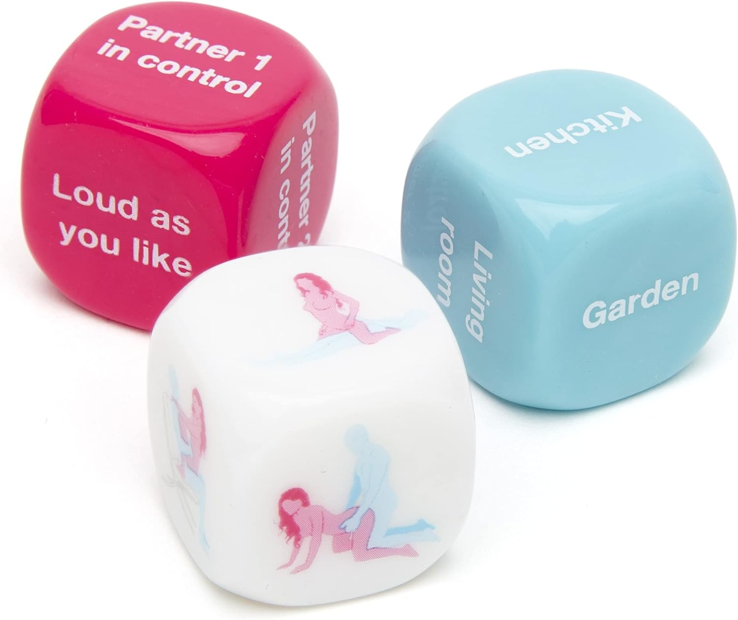 Lovehoney Position of the Week Dice Game for Adults - Plastic - Lightweight & Compact - over 200 Sexual Outcomes