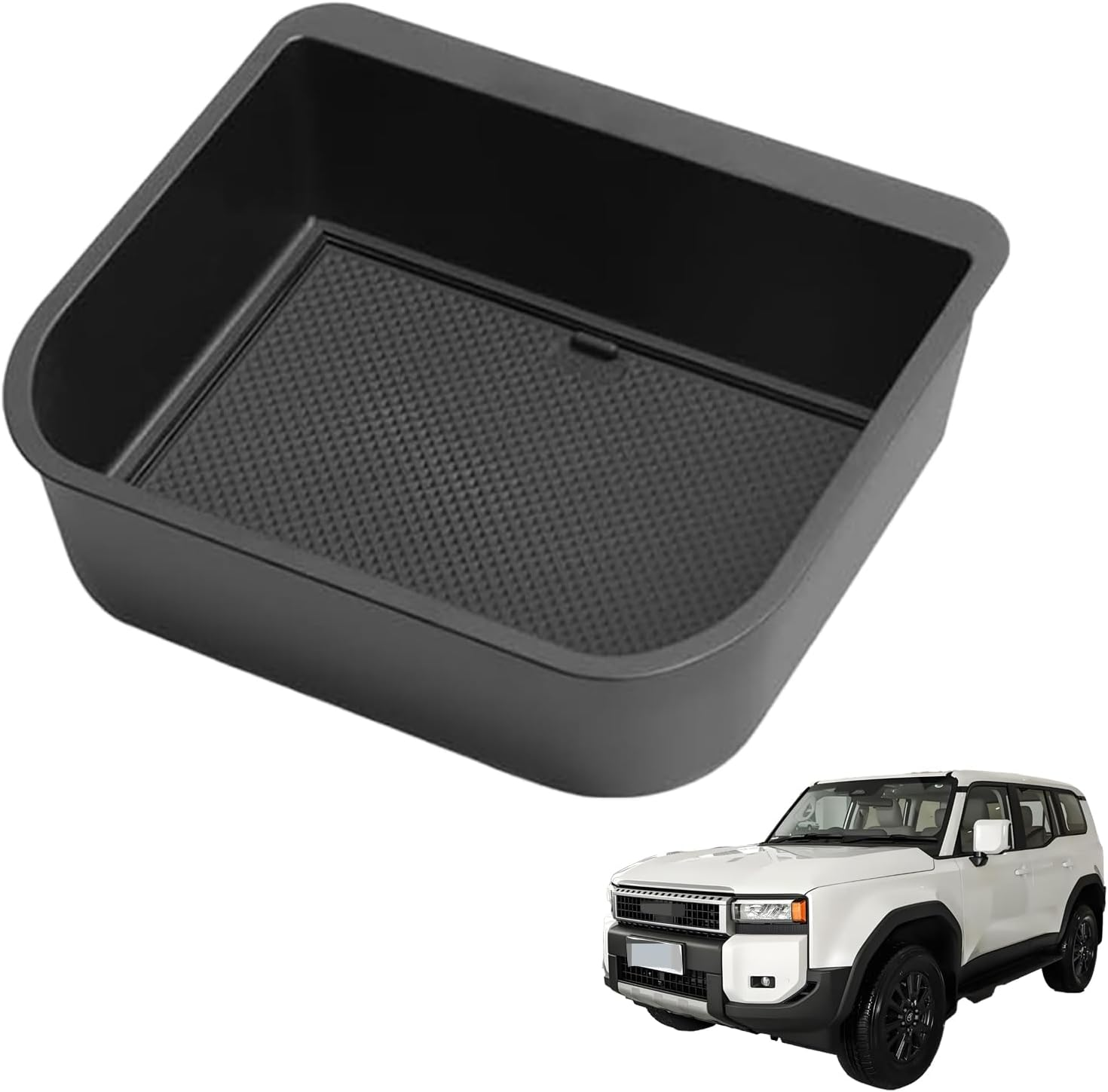 Center Console Cool Box Organizer for Toyota Land Cruiser Prado 250 2024-2025 and Lexus GX 550, Precise Fit with Neat Storage and Anti-Slip Liner for Road Trips and Daily Use