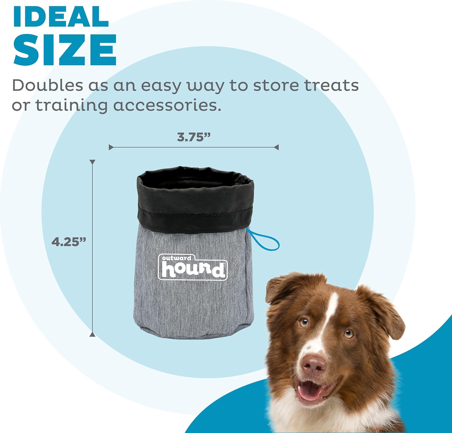 Outward Hound Treat Tote Hands-Free Dog Training Pouch image number 6