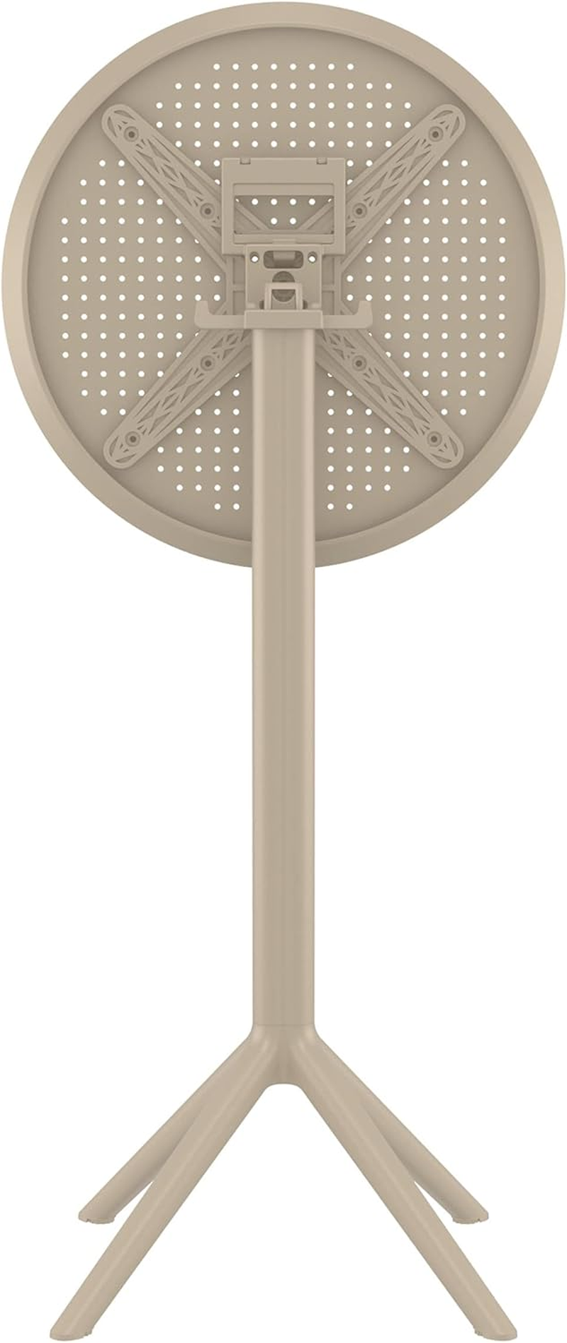 Sky Folding 60 round Bar Table, Taupe image number 6
