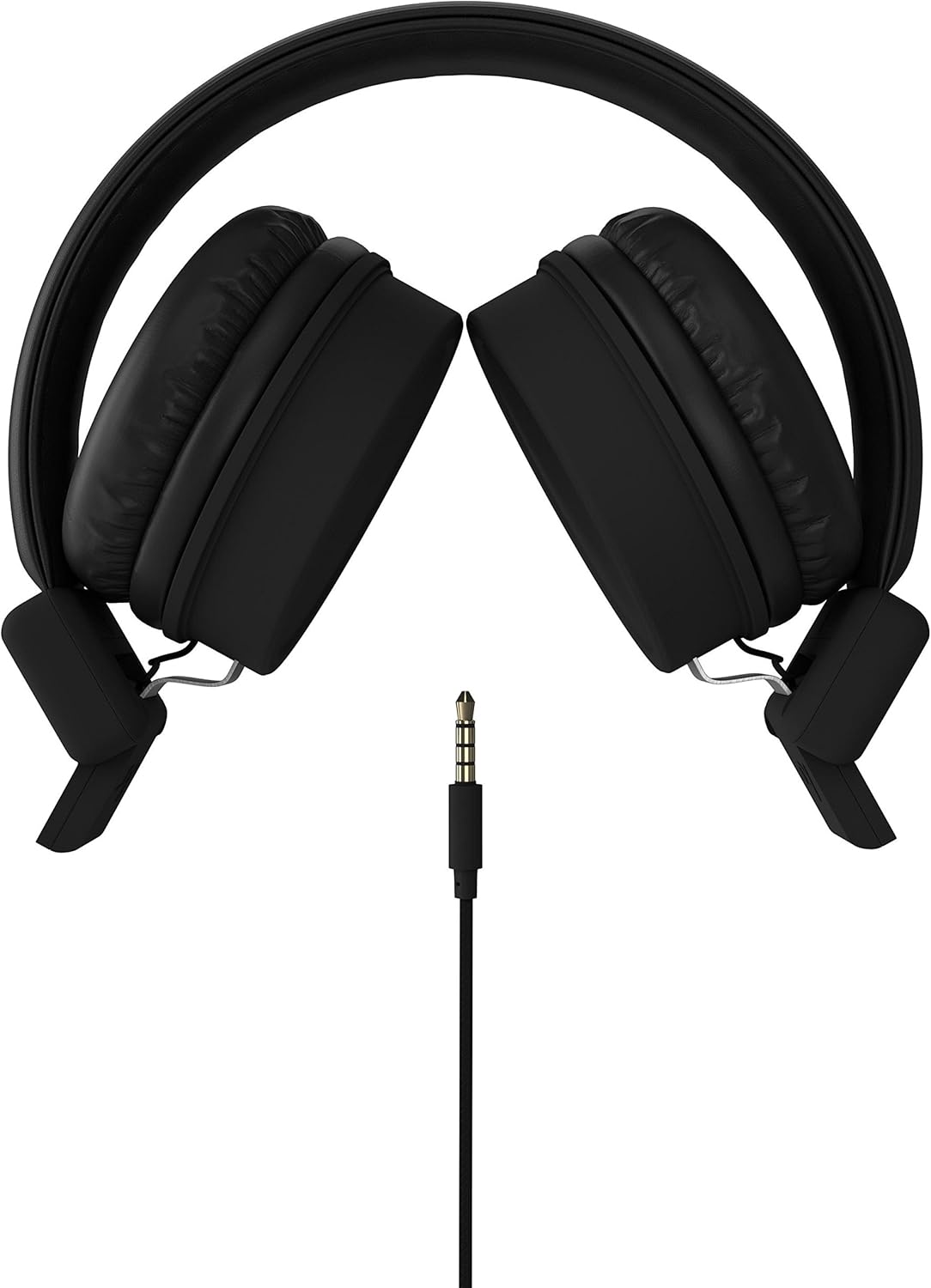 Kitsound Kit Sound Toronto Travel Wired Overhead Headphone Black KSTORBK