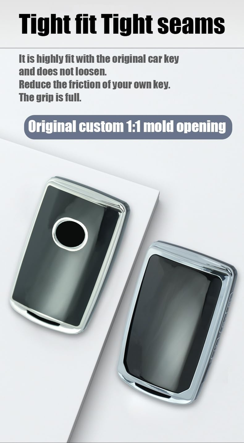 Soft TPU Protector Key Fob Cover Case for Mazda 3 Alexa CX4 CX5 CX8 CX9 CX10 CX12 Prevent Scratch Key 3 Button White