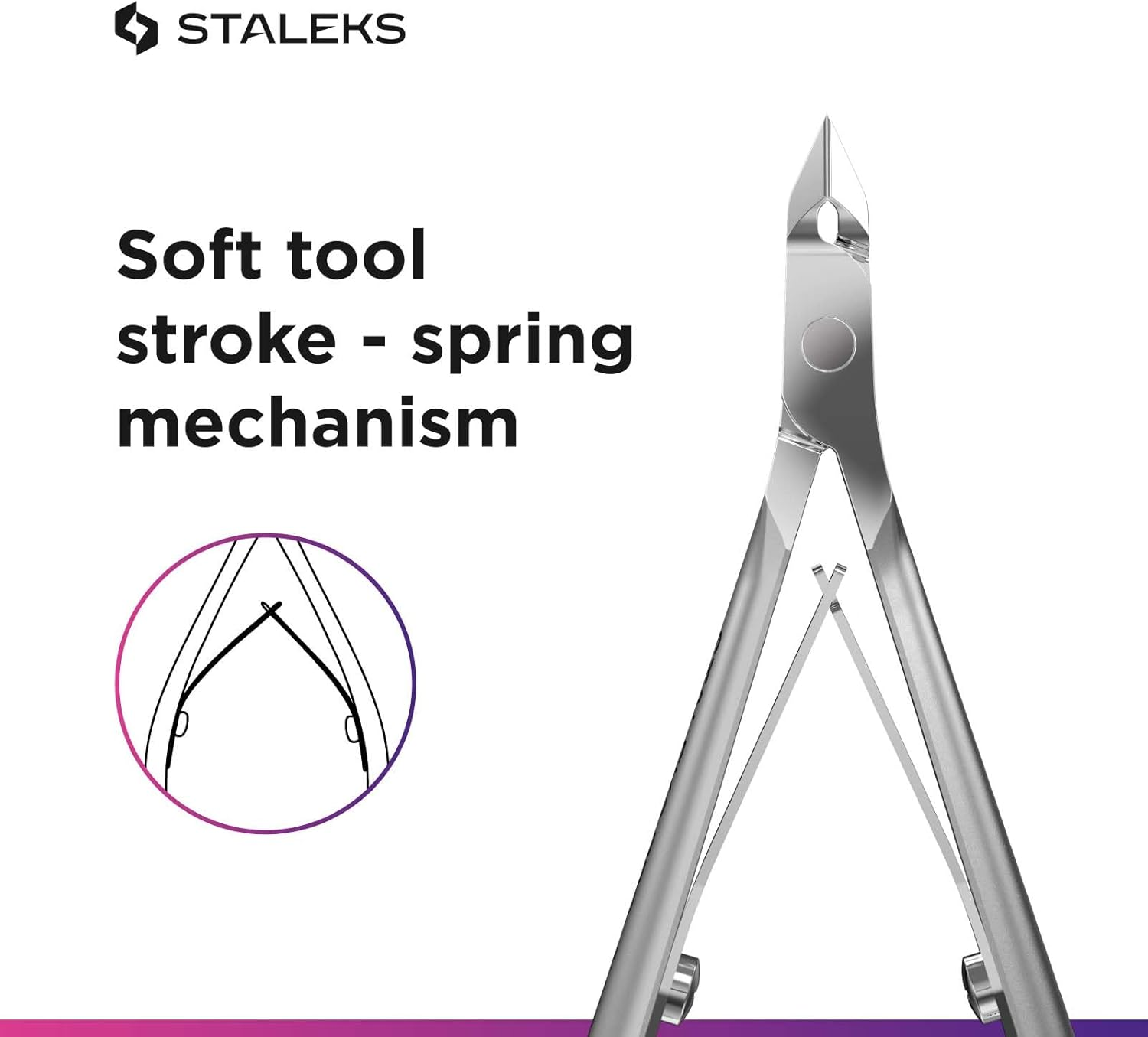 STALEKS PRO Smart 10 Cuticle Nippers (Blade Length - 7Mm) NS-10-7 image number 6