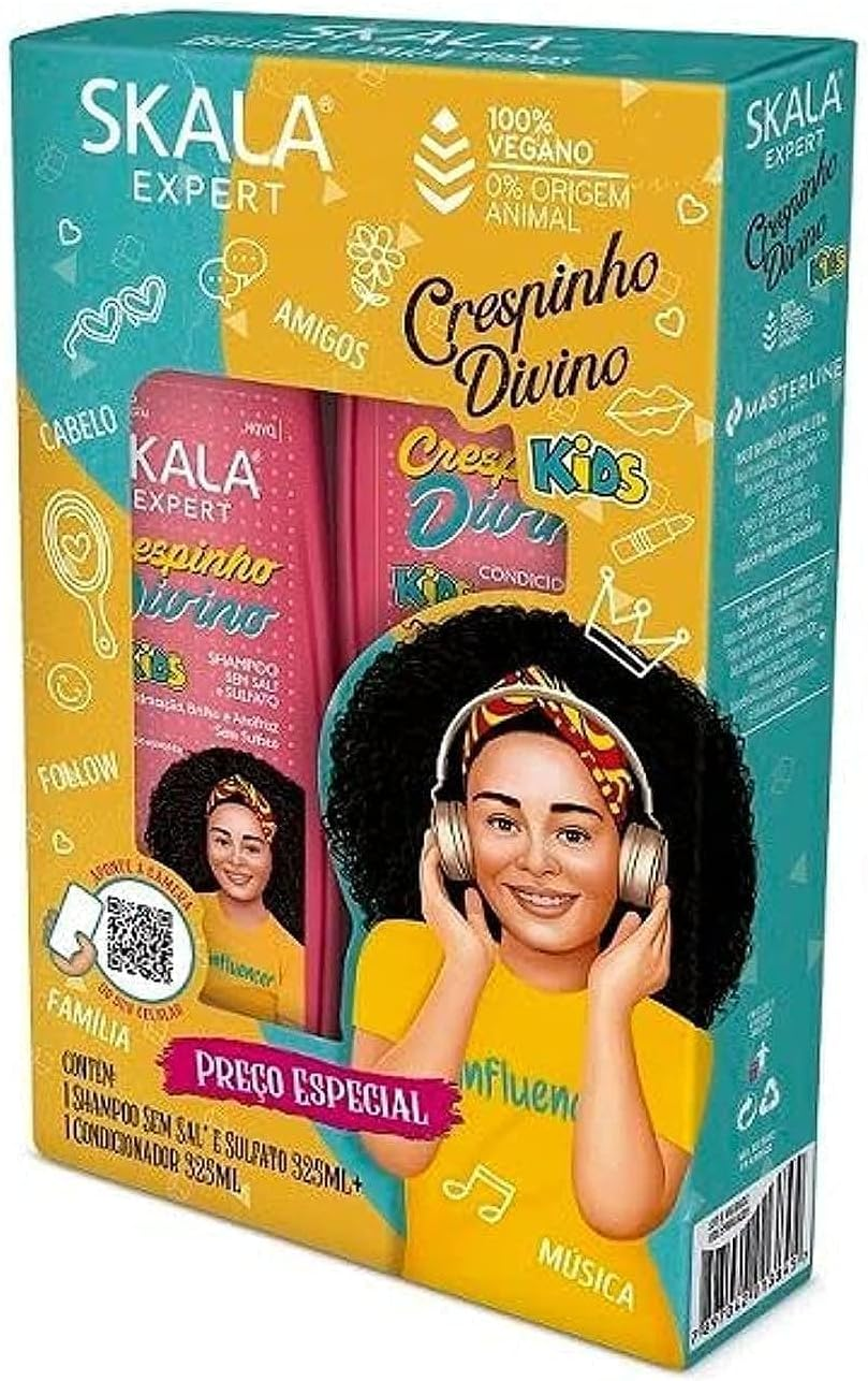 Skala 325Ml Divine Crespinho Kids Kit, image number 1