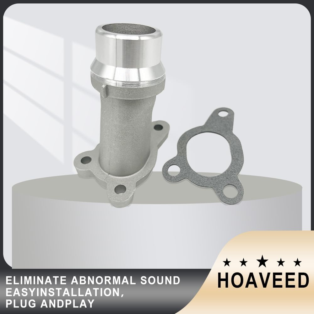 11118511205 Aluminum Engine Coolant Water Pipe Connector Compatible with BMW 1 2 3 4 5 6 7 Series X1 X2 X3 X4 X5 | Compatible with MINI F55 F56 2013-2019 | Replaces Plastic OE Coolant Flange