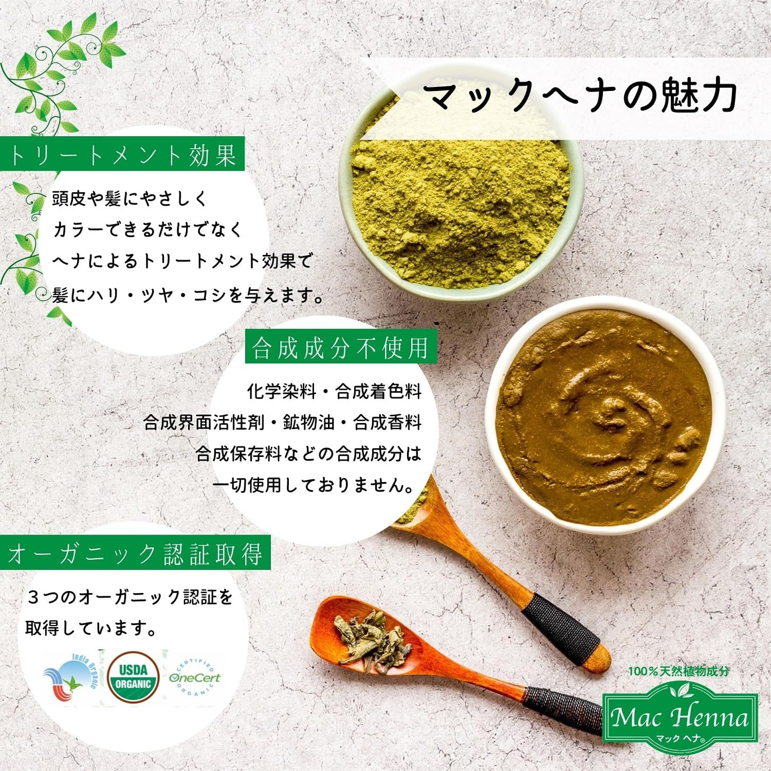 Mac Planning Mchenna Natural Orange Dye for Gray Hair, 3.5 Oz (100 G) X 1 image number 2