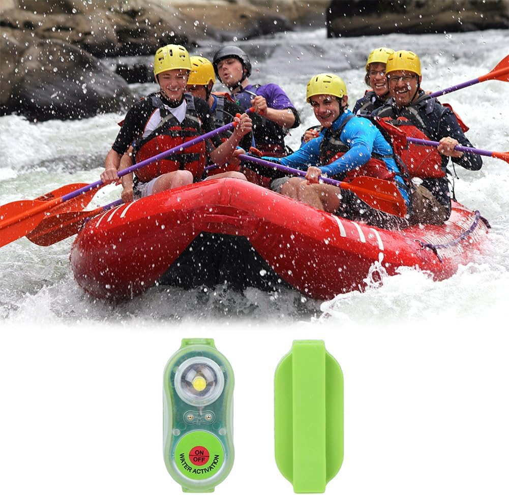 Life Jacket Light, Strobe Light Water Activated Seawater Self Lighting High Intensity Beam Locator Emergency Long Range Rescue LED Flashing Beacon image number 6