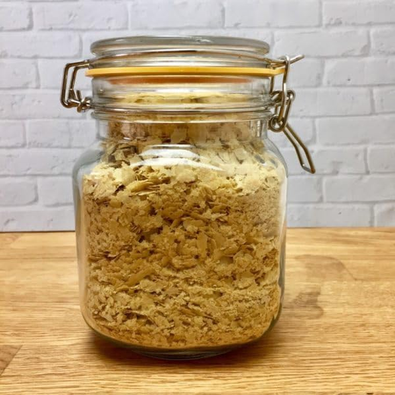 Firstchoicecandy Premium Nutritional Yeast Flakes 1 Pound in Reusable Container, Certified Kosher