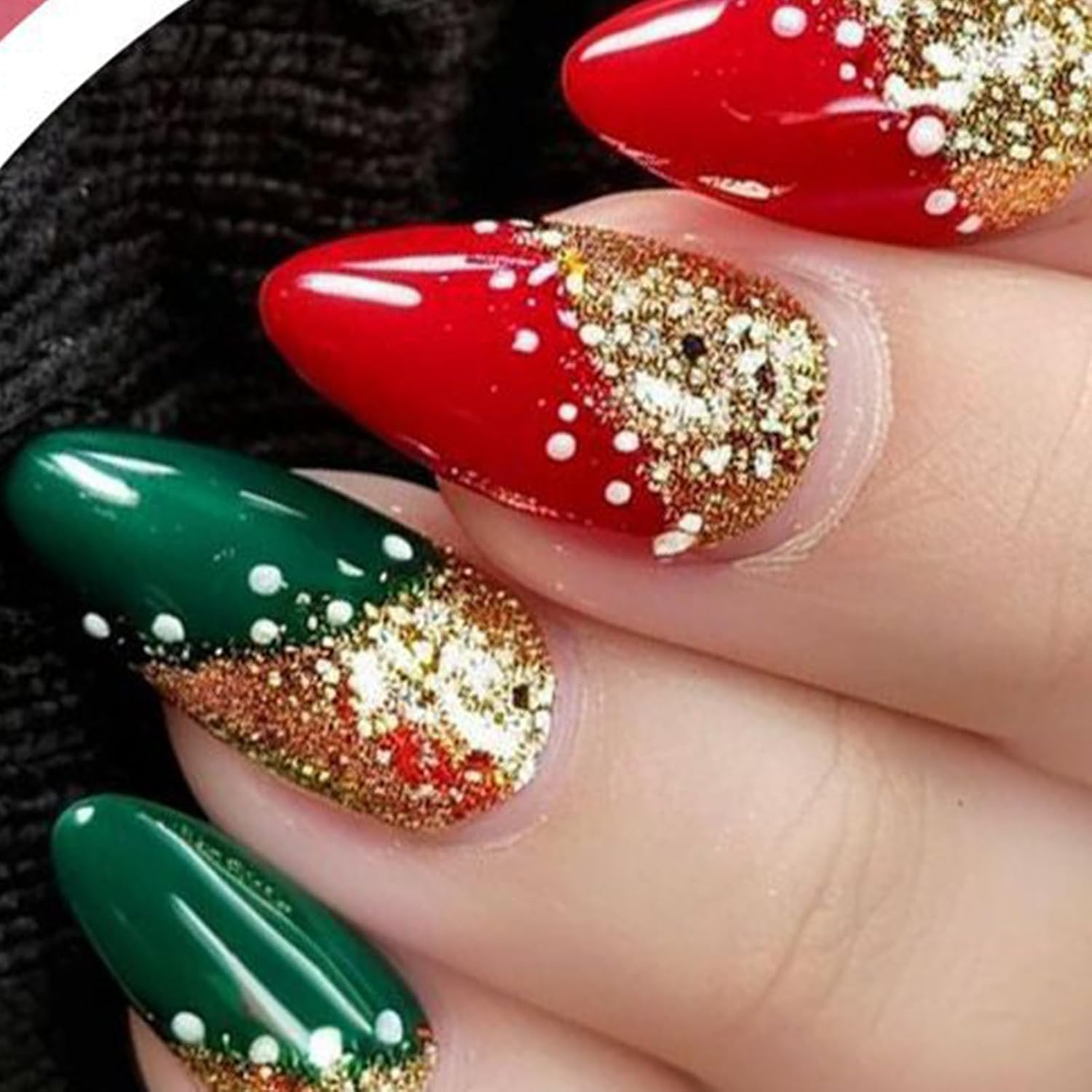 Vgvgaj Christmas Gel Polish,Long Lasting 6-Color Accessories | Holiday Nail Polish Set | for Holiday Festival Manicure Salon Home Travel Wedding Bridal Spa Grooming Party Summer image number 4