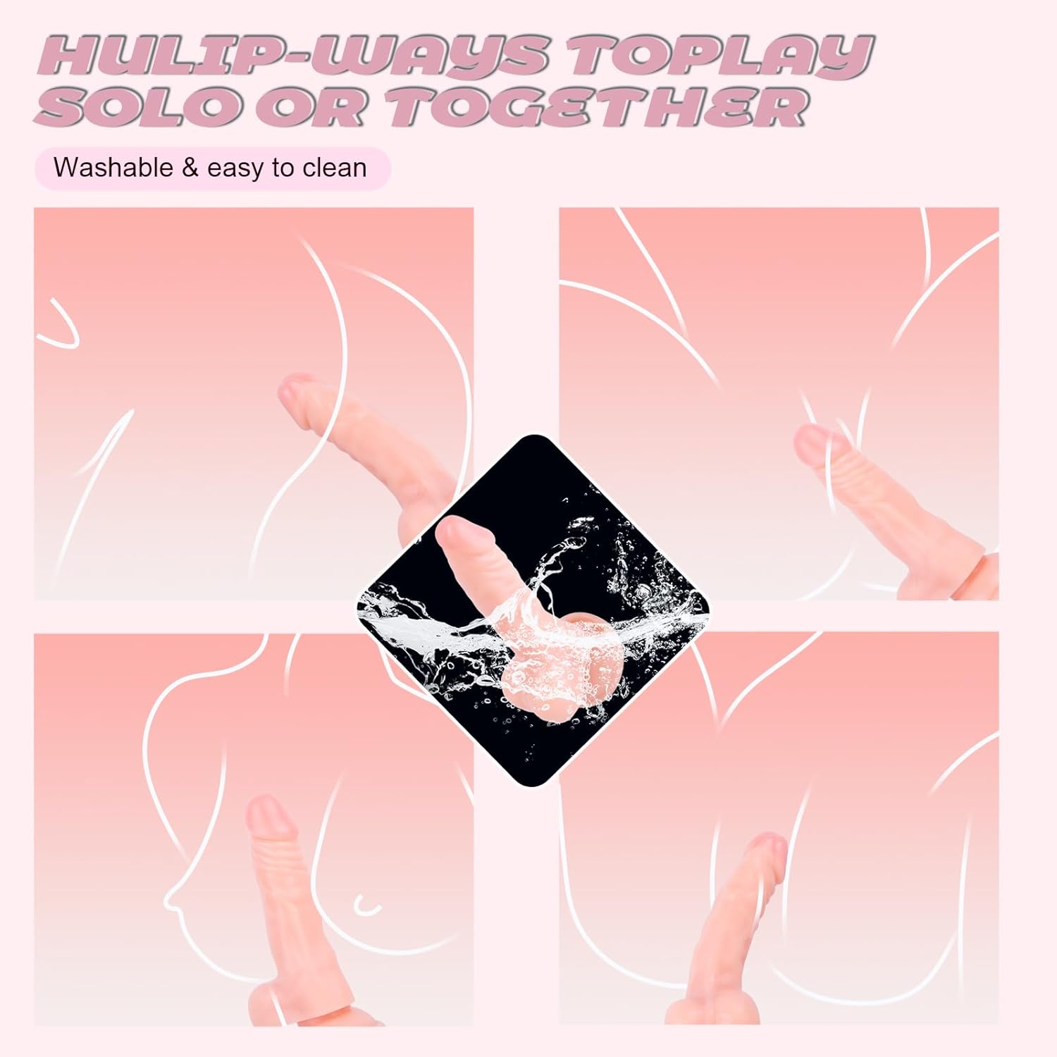 5 Inches Small Realistic Dildo Anal Plug with Powerful Strong Suction Cup, Sex Toys Butt Plug Play for Women/Lesbian, Men/Gay & Couple (Flesh) - Black image number 4