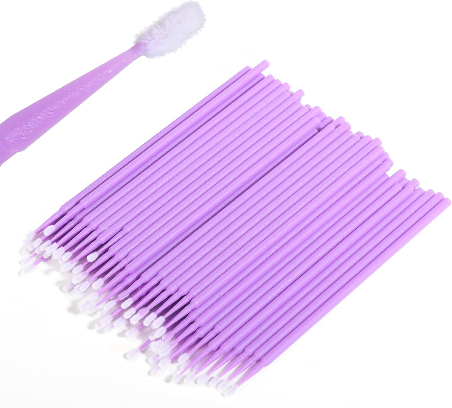 RACOONA Touch up Paint Brushes,100Pcs1.5Mm Small Paint Brushes for Touch Up,Car Accessories Micro Applicator Brush,Detail Paint Brush,Disposable Micro Brush Applicators for Automotive Paint Detailing image number 4