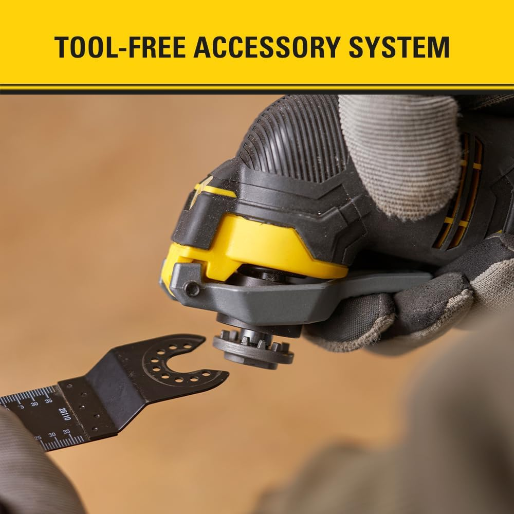 STANLEY FATMAX V20 | 18V Cordless Multi-Tool - 20,000 OPM Oscillation, Quick-Change for Cutting, Sanding & Scraping, Tool Only image number 4