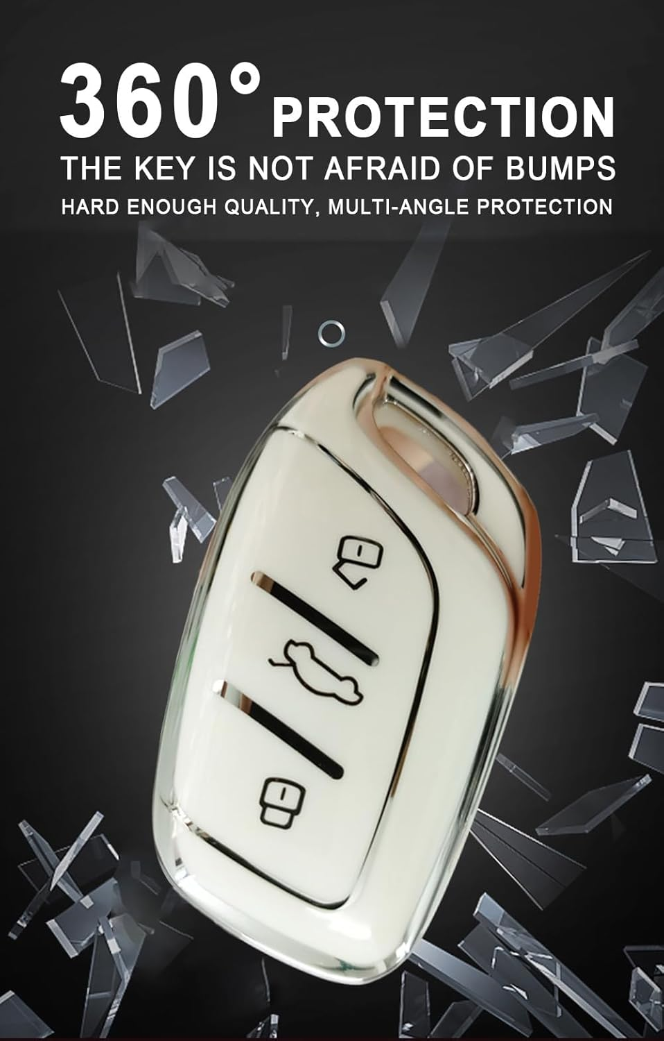 HIBEYO Soft TPU Key Fob Cover for MG 4 EV MG EHS EZS EV GT HS ZS ZX MG4 MG5 MG6 for Roewe RX3 RX5 RX8 ERX5 I6 I5 Accessories image number 6