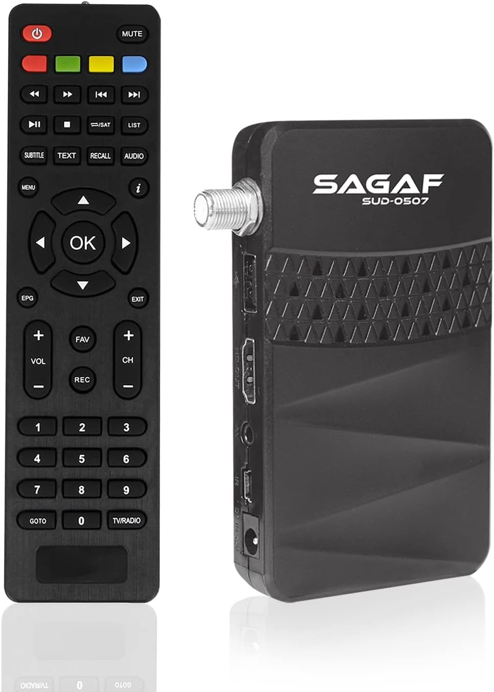 LEYF & Sagaf SUD-0507 Mini Satellite Receiver DVB-S2 Full HD 1080P Digital Receiver (HDTV, Scart, USB) image number 2