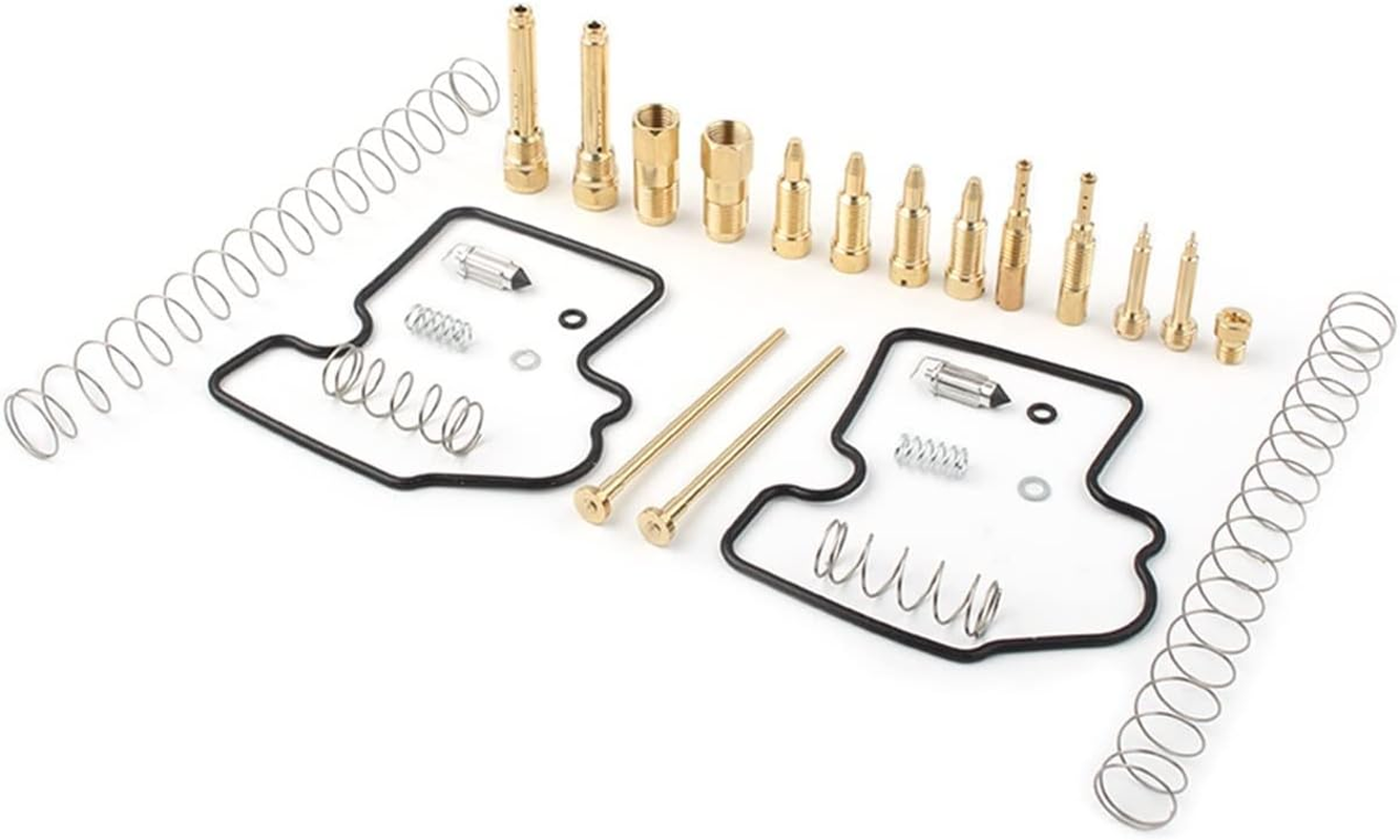 Jfqm Motorbike Carburetor Card Rebuilt Kit Fit for Kawasaki Prairie 650 700 Brute Force 650 KVF650