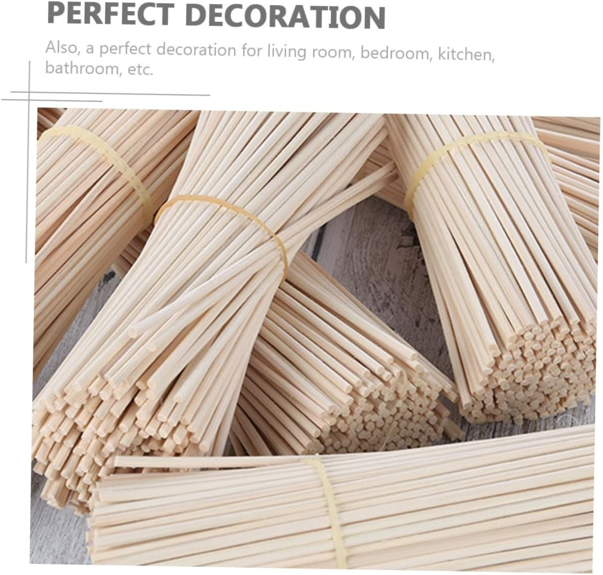 Ciieeo 100 Pcs Aromatherapy Diffuser Sticks Wear-Resistant Aroma Rods for Home and Office Compact Wooden Diffuser Supplies for Daily Use image number 2