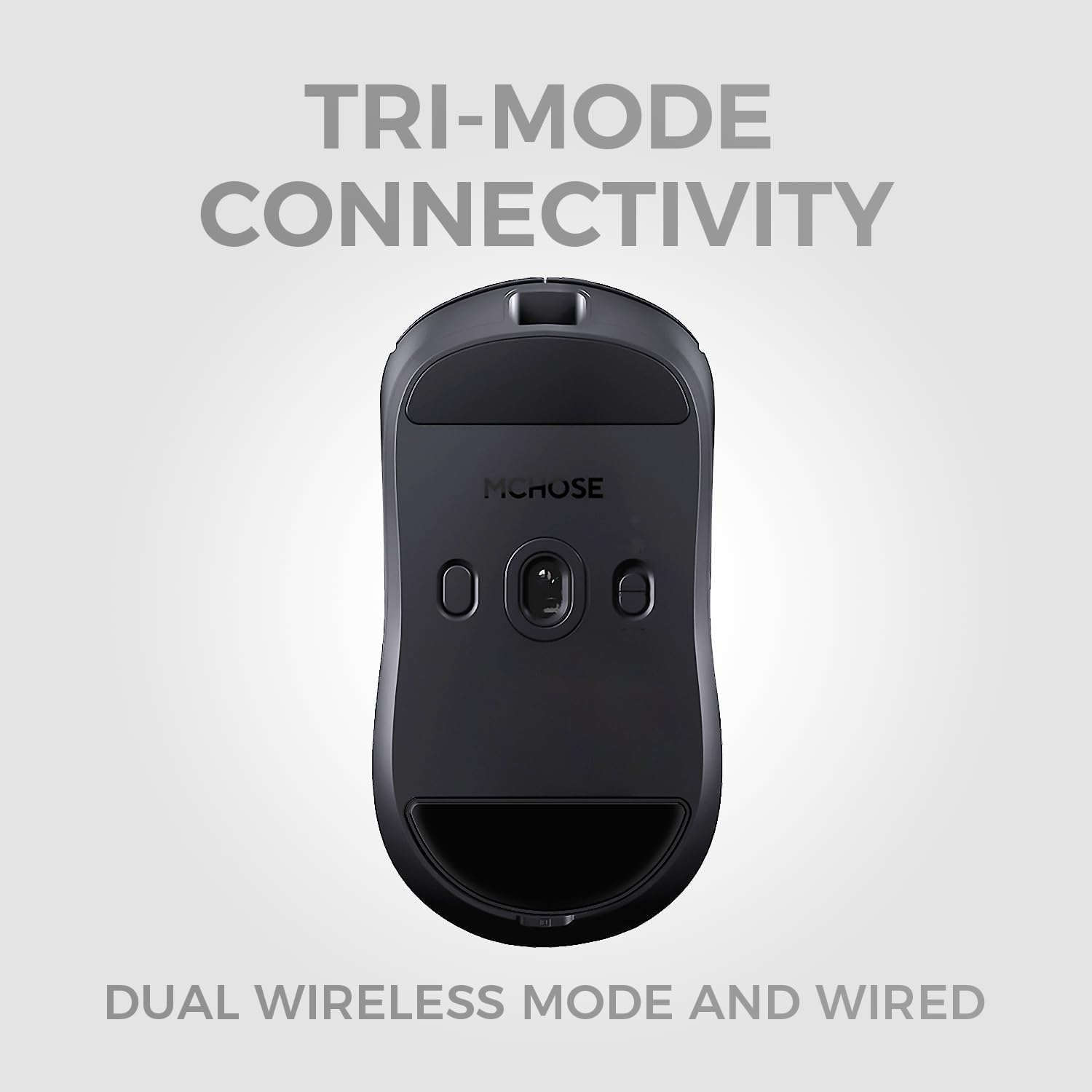 MCHOSE A5 Ultra Wireless Gaming Mouse, Tri-Mode Connectivity Lightweight 59 Grams, 8K Wired/4K Wireless Polling, PAW3395 26K DPI Optical Sensor - Rose Red image number 1