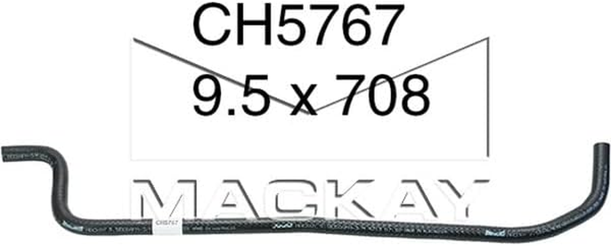 Mackay CH5767 Throttle Body Coolant Hose for Holden TK Barina 1.6L I4 Petrol Automatic & Manual