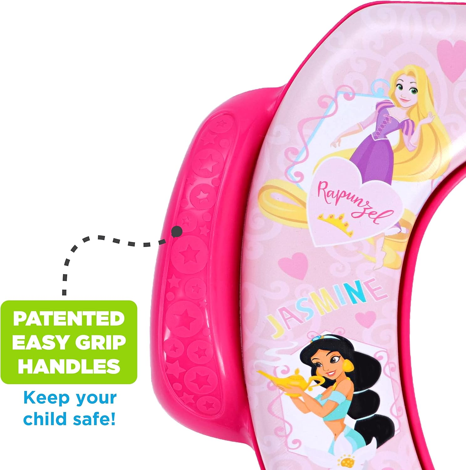Disney Princess Loving Life Soft Potty Seat and Potty Training Seat - Soft Cushion, Baby Potty Training, Safe, Easy to Clean image number 6
