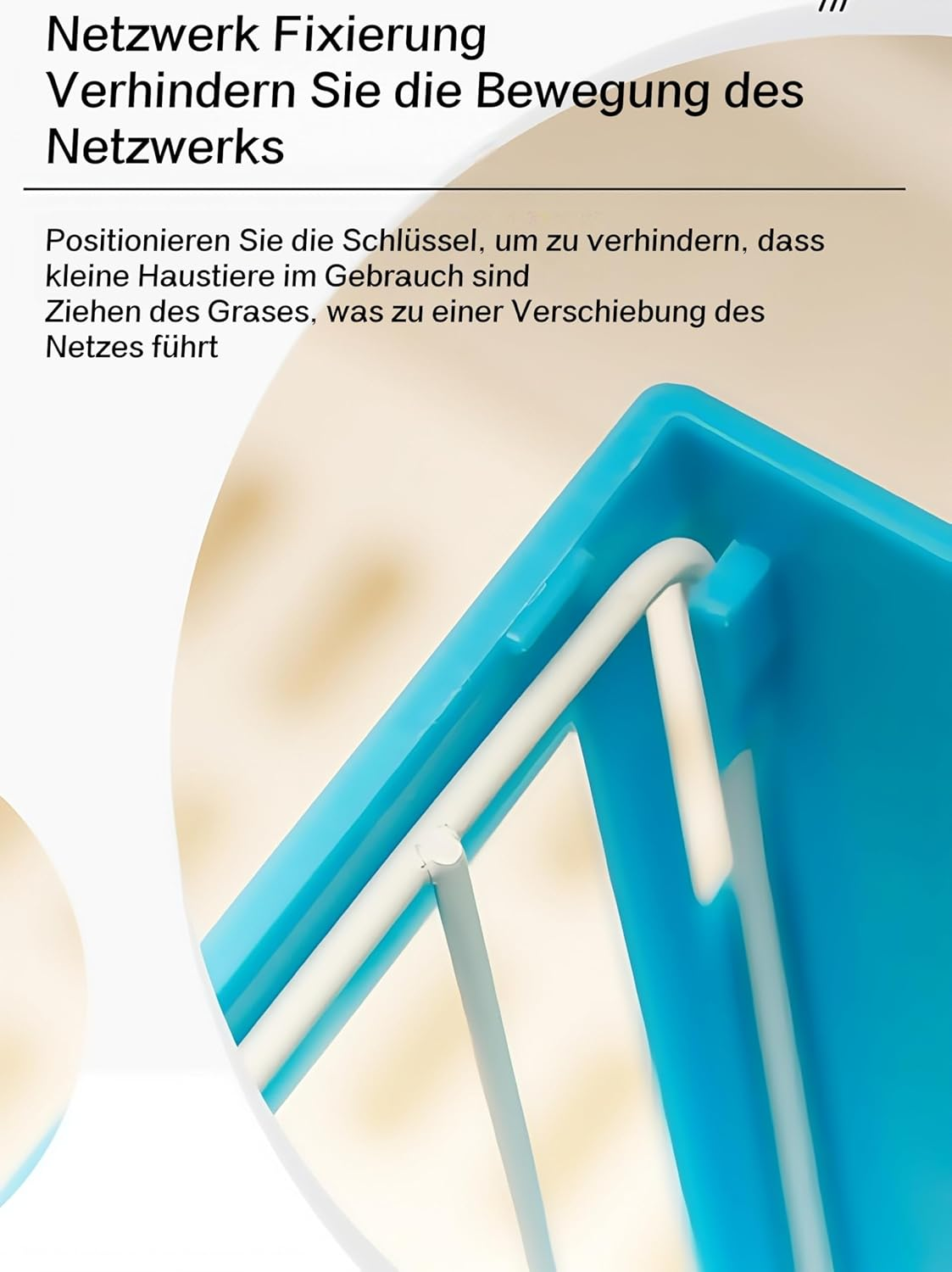 Rabbit Feeder, Hay Feeder for Cage, Hay Holder for Hanging Small Animals, Rabbits, Dwarf Rabbits, Guinea Pigs, Small Animals, Durable, Non-Toxic image number 5