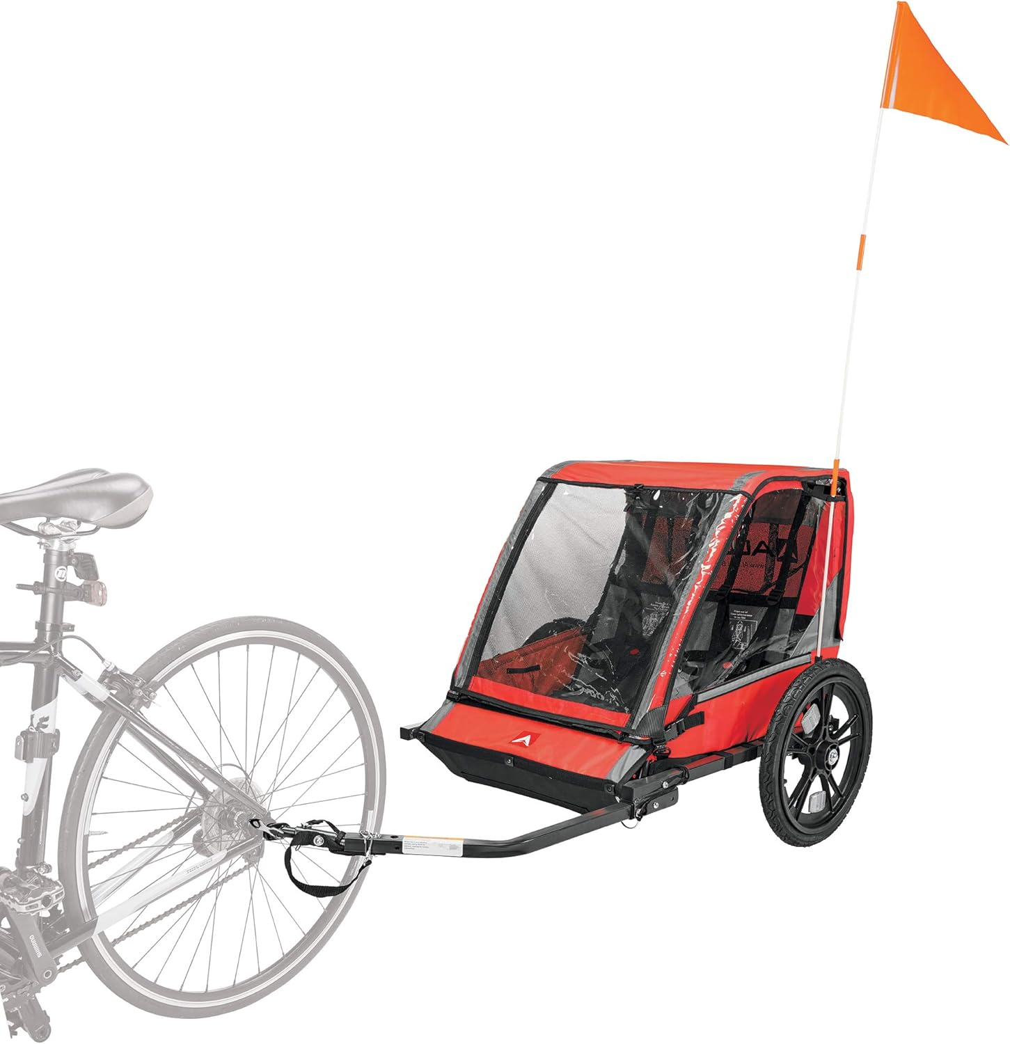 Allen Sports Hi-Viz 2-Child Bicycle Trailer, Model ET2
