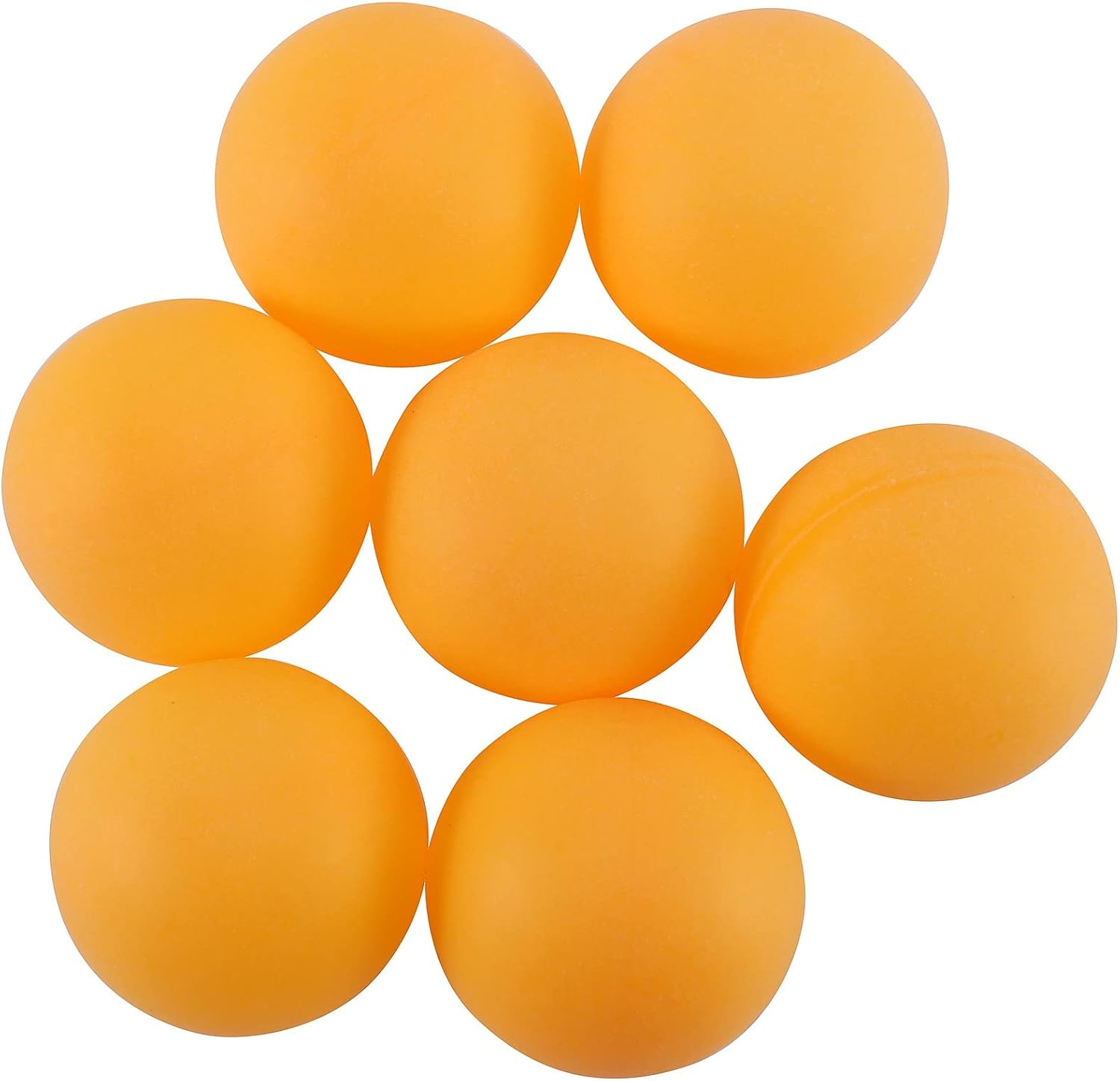 Jingfei 50- Pack Premium Ping Pong Balls Advanced Table Ball Seamless Balls Orange image number 6