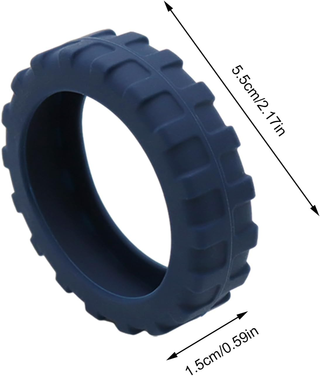 Luggage Suitcase Wheels Cover - Silicone Suitcase Wheel Covers,Travel Accessories, Luggage Spinner Wheel Silicone Protective Cover for 2.17-2.68 Inches Luggage Wheels Hoffti image number 3