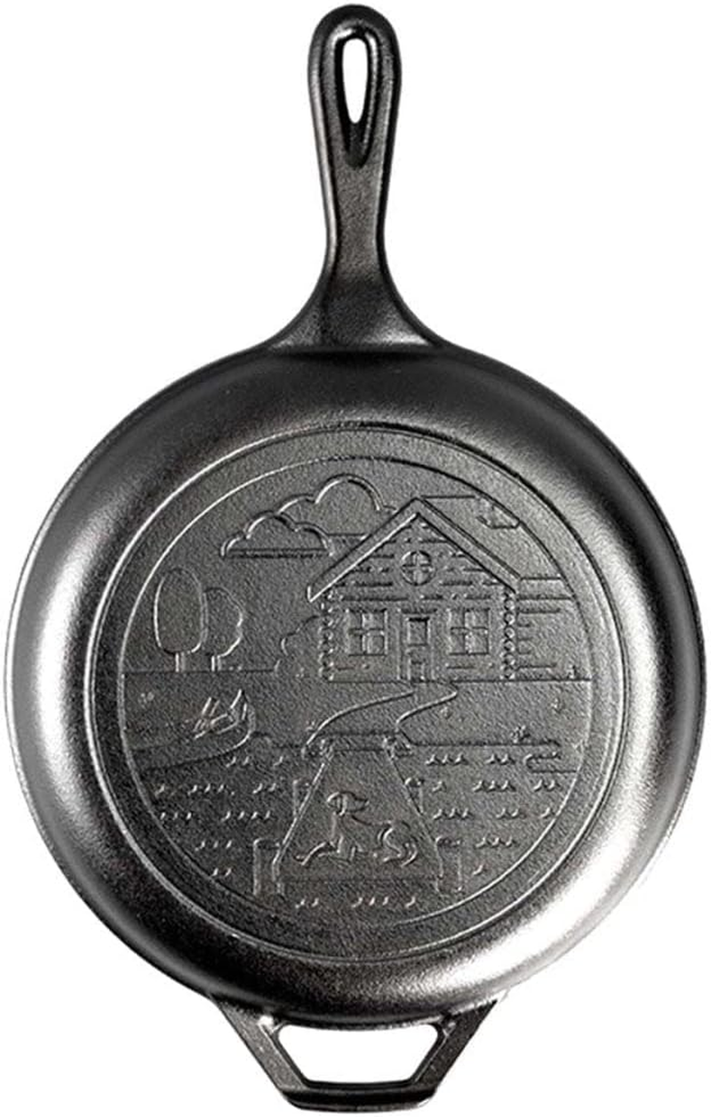 Lodge 3.2 Quart Cast Iron Cabin Combo Cooker, Black image number 3