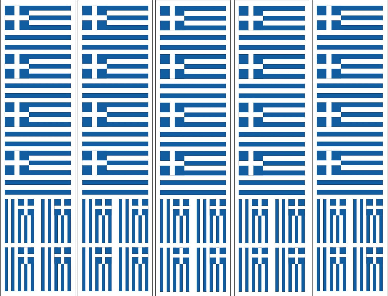 40 Tattoos: Greek Flag, Greece Party Favors image number 1