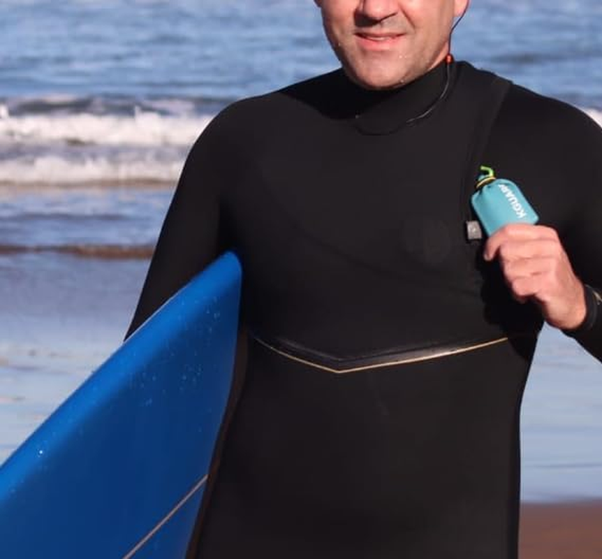 Kguard K IPX8 Waterproof Car Electronic Key Bag &ndash; Enhanced and Certified Protection for Water and Outdoor Activities: Surfing, Sup, Kitesurfing, Windsurfing, Swimming and More, Turquoise, IPX8 image number 2