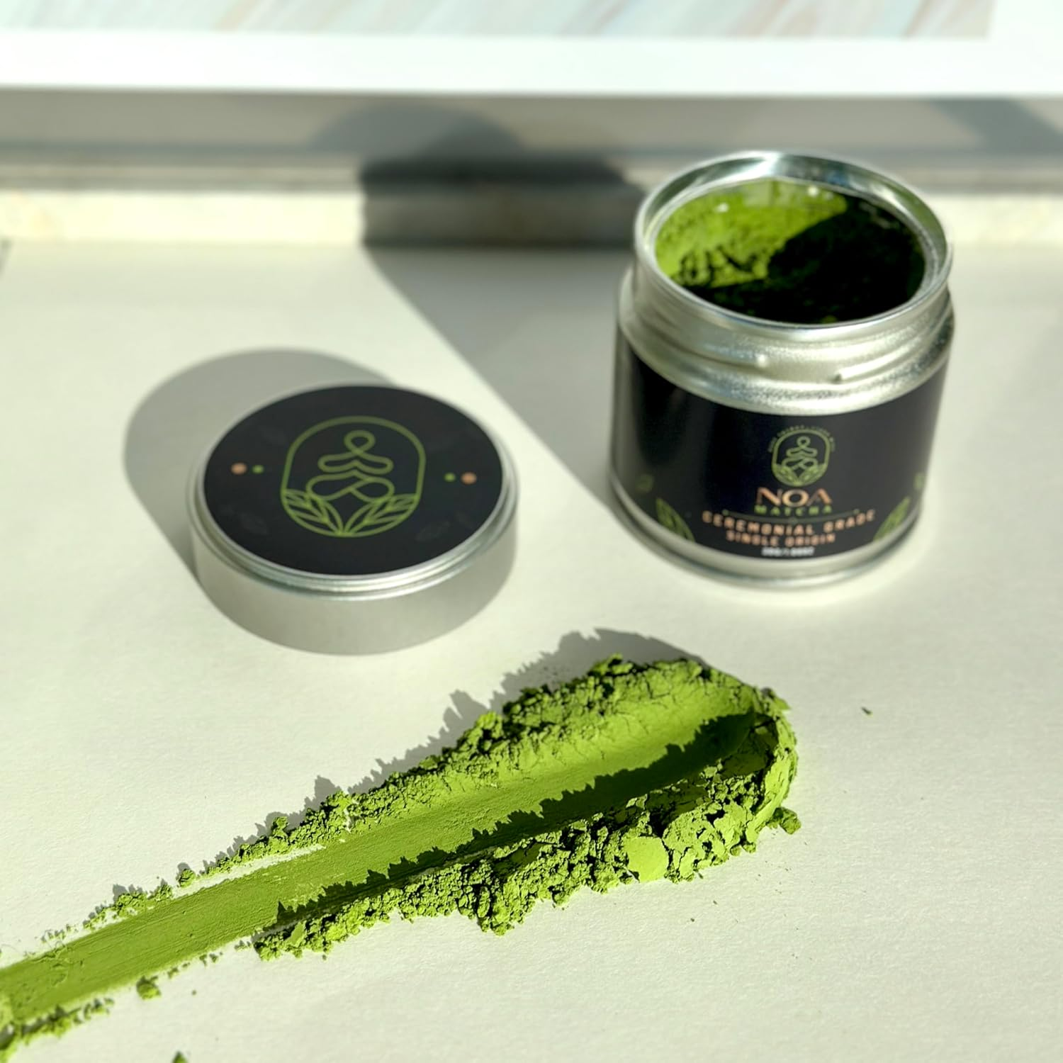 NOA MATCHA Ceremonial Pure Matcha First Harvest%100 Natural & Japanese Origin, Green Tea Powder Single Origin Okumidori Matcha 30Gr image number 4