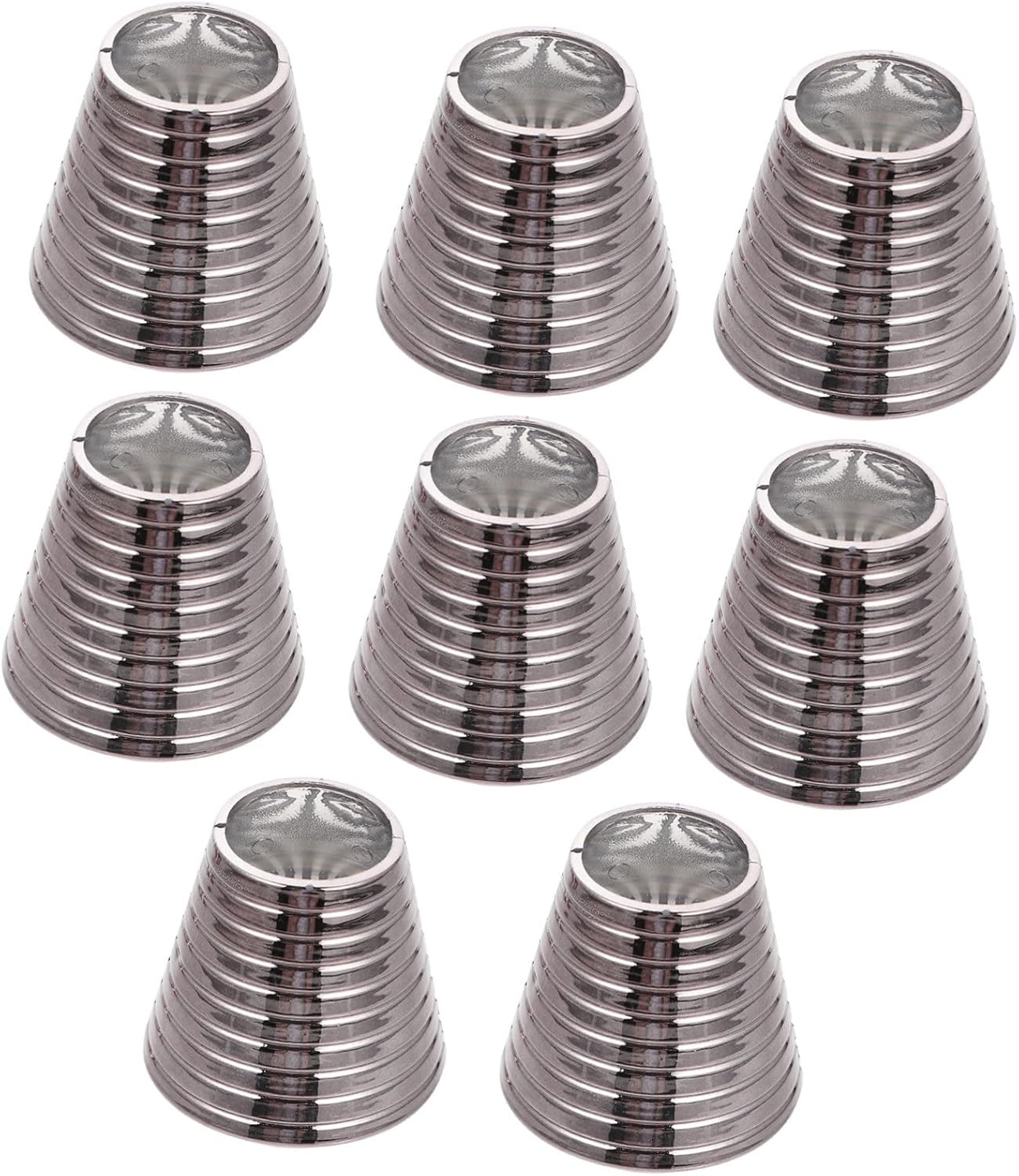 Lurrose Pack of 8 Ponytail Hair Ties, Ponytail Holder, Hair Bobbles for Girls, Elastic Hair Bands, Ponytail Buckle Clip, Hair Clips, Miss Abs, Gothic Tailstock