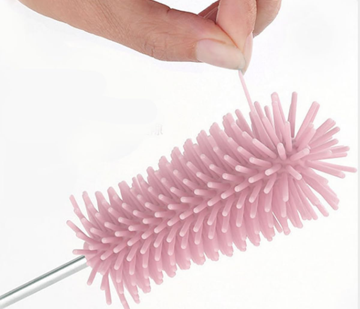 Silicone Bottle Brush Cleaner,Long Handle Bottle Cleaning Brushes for Sports Bottles, Cups, Dishes, Coffee Mugs, Glasswares 2 Pack