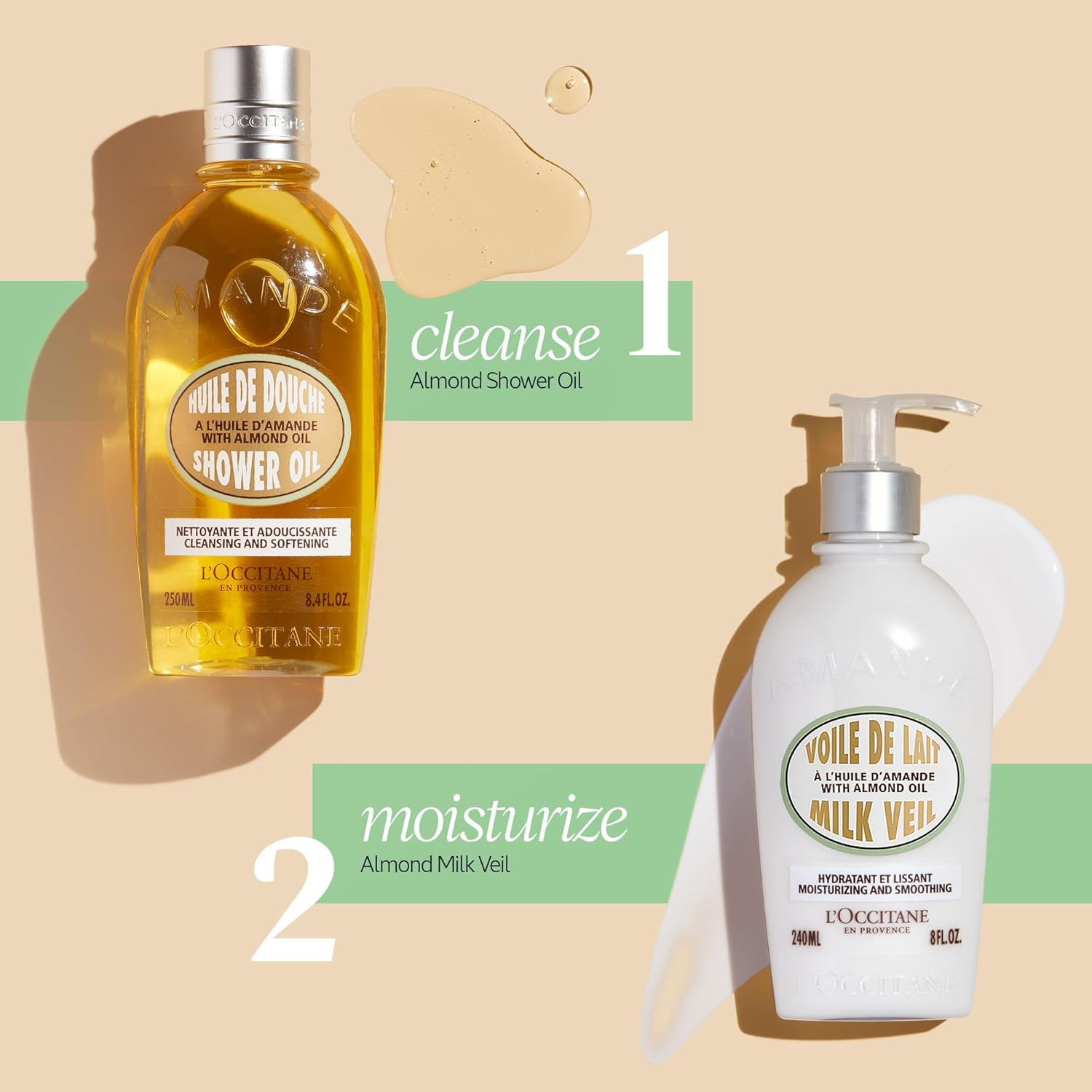 L'Occitane Almond Body Milk 240 Ml image number 1