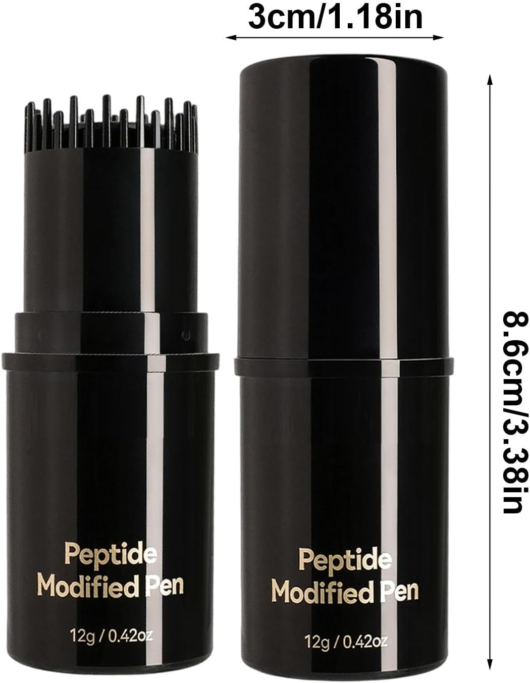 Hair Dye Comb - Instant Black Brush Portable | Natural Color Comb Beard Hair Dye,For Styling Grooming Long Short Salon Stylist Beard Grooming Travel Birthday Wedding Women Men - 01 Black image number 4