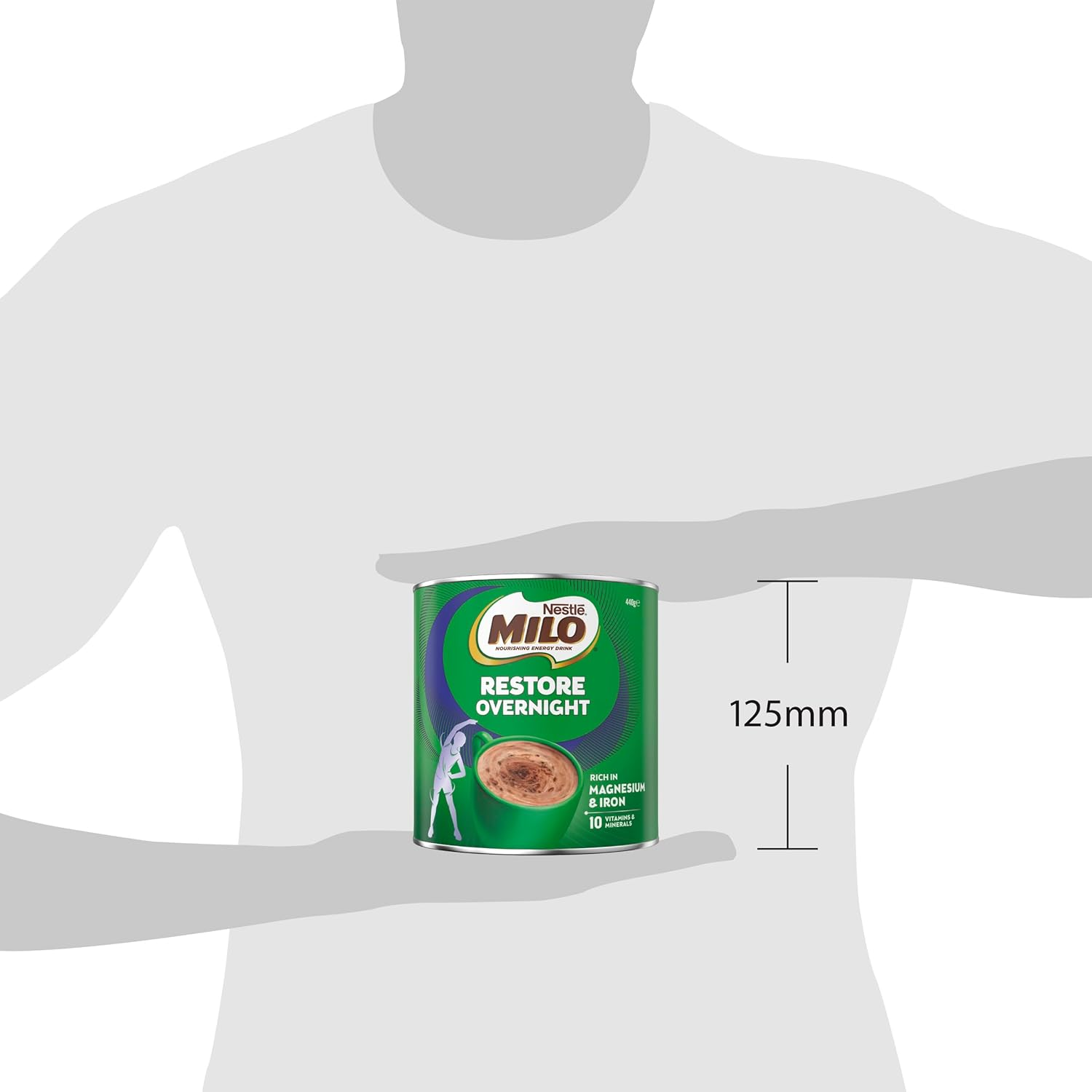 Milo Restore Overnight Chocolate Malt Powder Hot Drink 440 G image number 4