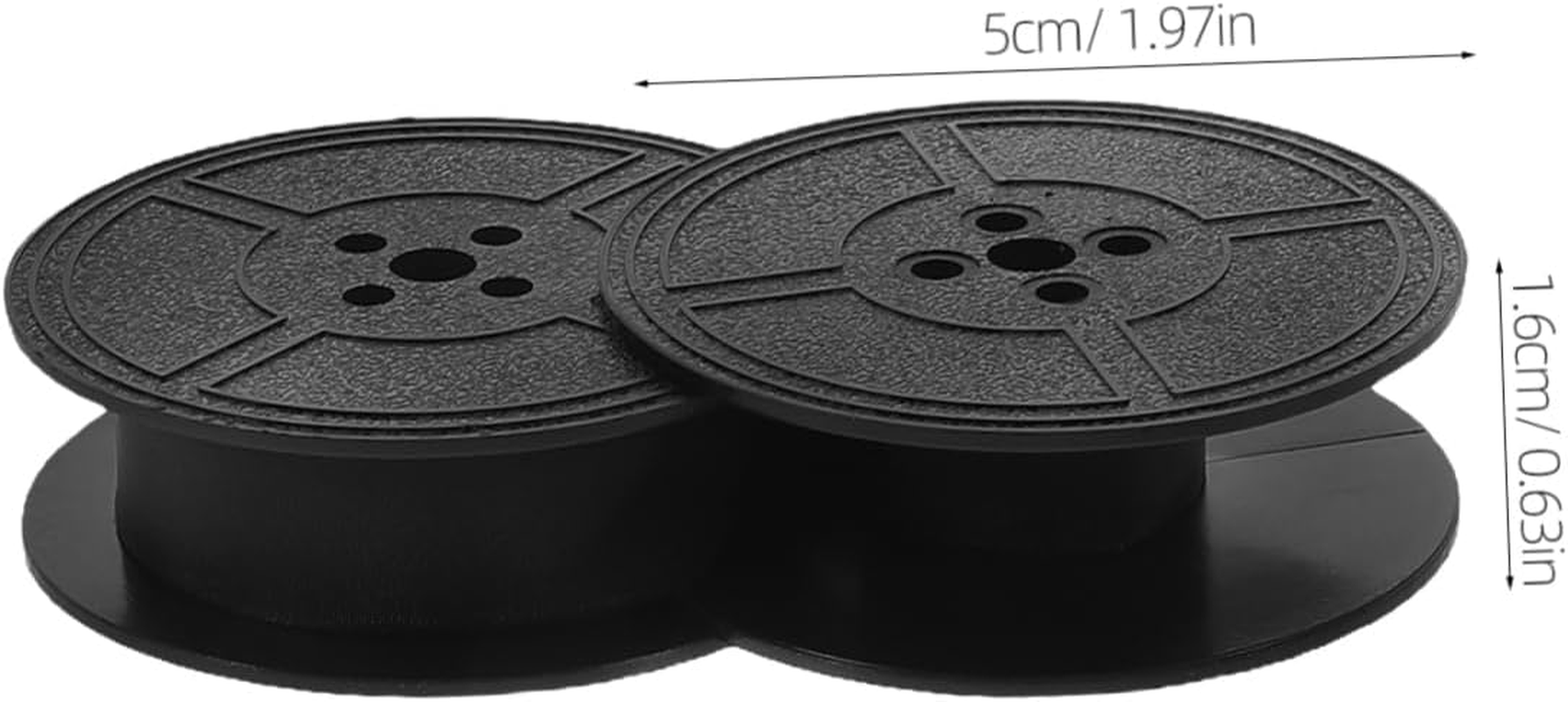 OSALADI 8Pcs Universal Ribbon,Ribbon Vintage Typewriter,Twin Spool Twin Spool Replacement for Most Typewriter(Black) image number 3
